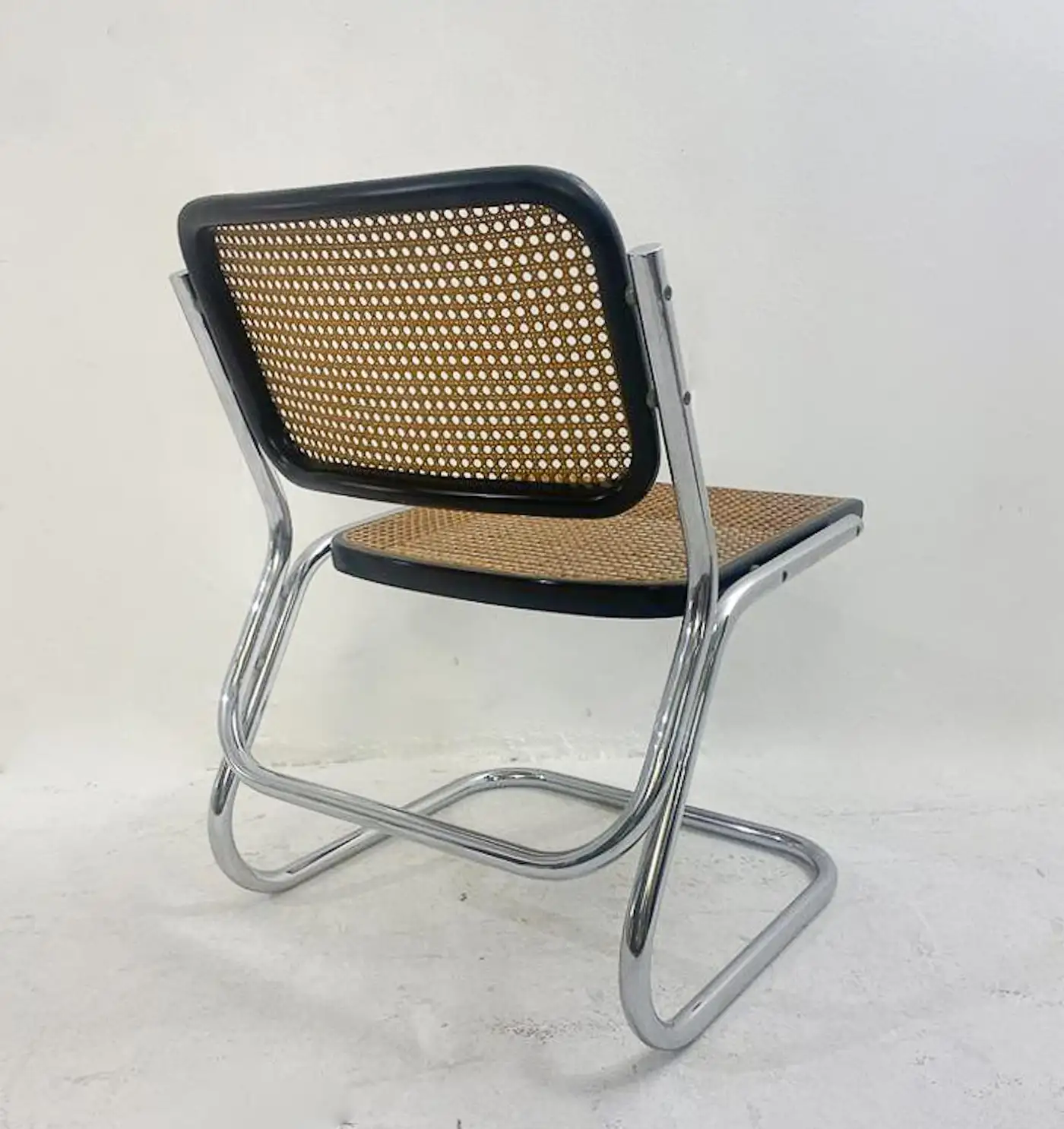 MidCentury Modern Set of 6 Cane Chairs, 1970s Living in Style Gallery