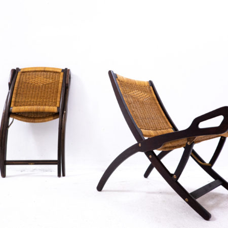 Mid Century Folding Chairs