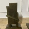 Mid-Century Pair of Black Florio Vases - Image 4