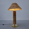 Pair of Modern Italian Brass and Bamboo Table Lamps - Image 7