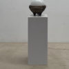 Mid Century Modern Bronze and Opaline Table Lamp - Image 4