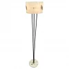 Mid Century Modern Floor Lamp in Plexiglass & Marble