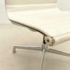 Pair of White Vegan Leather Desk Chairs by Charles Eames for Herman Miller - Image 6