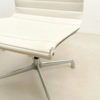 Pair of White Vegan Leather Desk Chairs by Charles Eames for Herman Miller - Image 7
