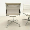 Pair of White Vegan Leather Desk Chairs by Charles Eames for Herman Miller - Image 4