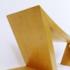 Italian Mid Century Wooden Bench in Gold - Image 7