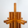 Mid Century Modern Wooden Totem Coat Rack - Image 4