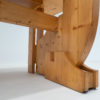 Mid Century Modern Desk with Drawers in Pine Wood - Image 14