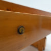 Mid Century Modern Desk with Drawers in Pine Wood - Image 11