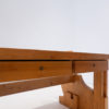 Mid Century Modern Desk with Drawers in Pine Wood - Image 10
