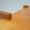 Mid Century Modern Desk with Drawers in Pine Wood - Image 8