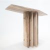 Pair of Contemporary Italian Travertine Console Tables - Image 4