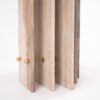 Pair of Contemporary Italian Travertine Console Tables - Image 6