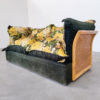 Mid Century Modern Floral Sofa in Rattan - Image 5