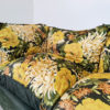 Mid Century Modern Floral Sofa in Rattan - Image 6