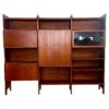 Mid Century Modern Wooden Wall Unit by Vittorio Dassi