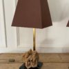 Pair of French Mid Century Desert Rose Table Lamps - Image 3