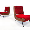 Pair of Mid Century Modern "836" Chairs by Gianfranco Frattini for Cassina - Image 2
