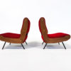 Pair of Mid Century Modern "836" Chairs by Gianfranco Frattini for Cassina - Image 4