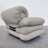 Pair of Italian Mid Century Modern Armchairs in Beige Boucle - Image 8