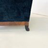 Pair of Hungarian Mid Century Modern Armchairs in Blue Velvet - Image 6