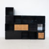 Set of Modular Black Wooden Cubes by Derk Jan de Vries - Image 4