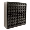 Black Brutalist Cocktail Cabinet by De Coene
