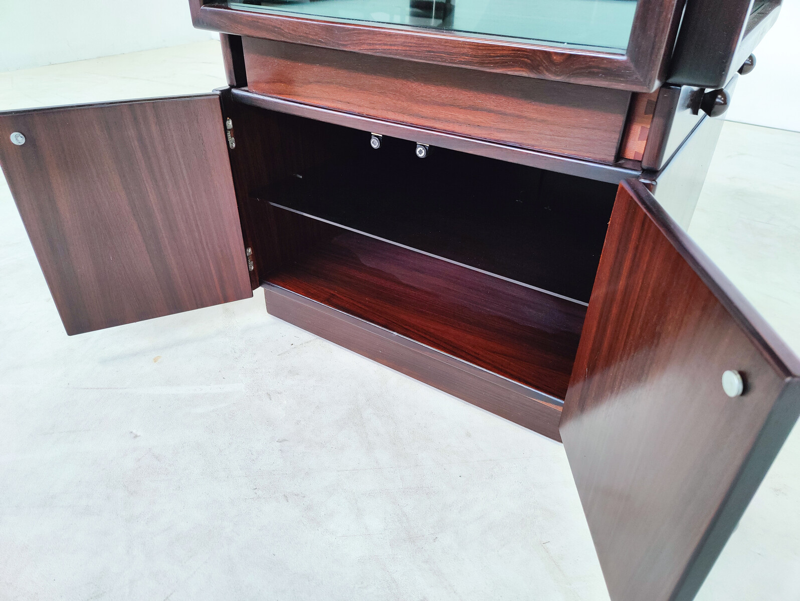 Mid Century Bar on Wheels by Gianfranco Frattini for Bernini