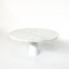 Mid Century White Marble Dining Table by Angelo Mangiarotti - Image 3
