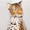 Italian Mid Century Porcelain Cheetah Statue - Image 4