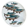 Set of 6 Italian Decorative Fish Plates by Piero Fornasetti