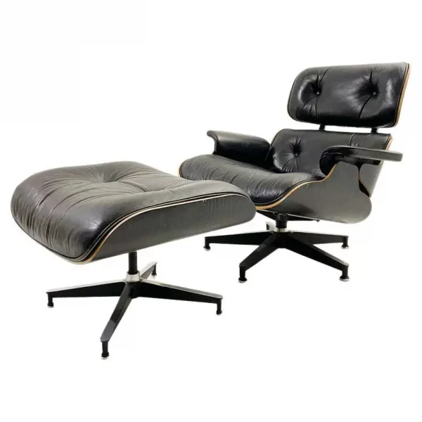 Mid-century Lounge Chair and ottoman by Charles & Ray Eames