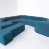 Mid-Century Lara Sofa, Roberto Pamio & Renato Toso for Stilwood, Blue Upholstery - Image 5