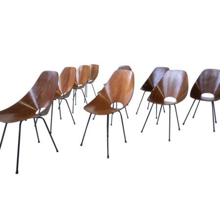 Mid-Century Vittorio Nobili "Medea" dining chairs, Italy 1955 - Sold per piece
