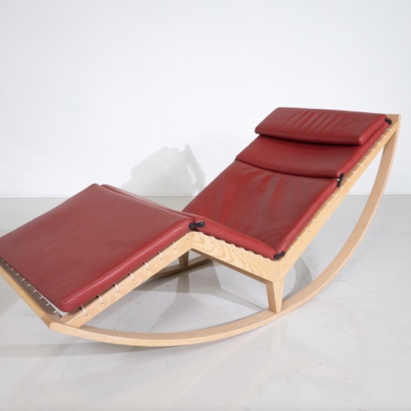 Red Rocking Chair Canapo by Franco Albini for Cassina