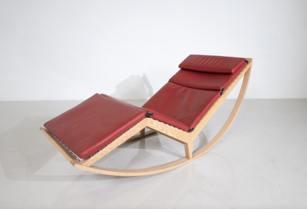 Red Rocking Chair Canapo by Franco Albini for Cassina