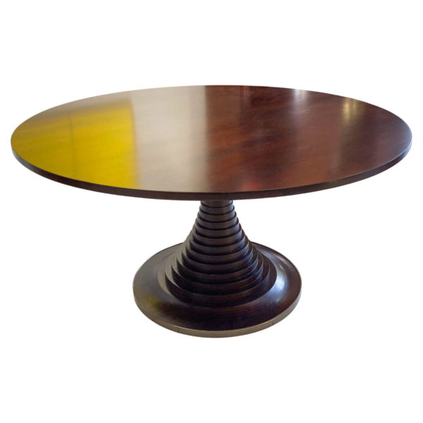 Mid-Century Modern Round Table by Carlo De Carli for Luigi Sormani, 1963