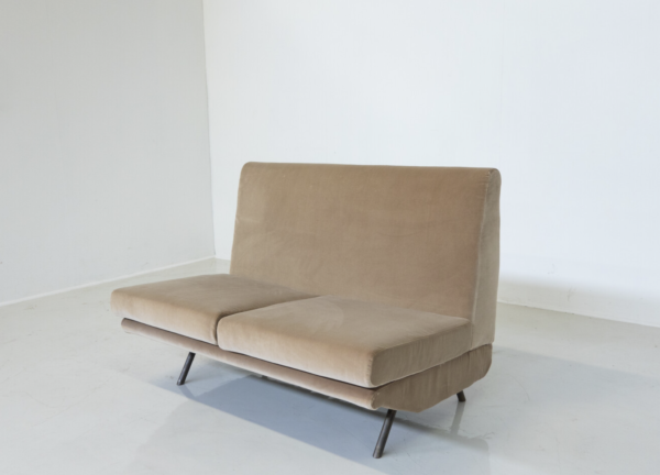 Mid-Century Modern Sofa by Marco Zanuso, Italy, 1960s - New Upholstery