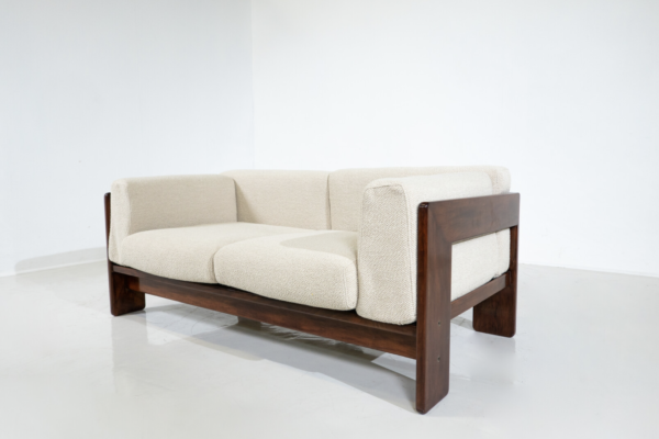 Mid-Century Modern Bastiano Two-Seater Sofa by Tobia Scarpa for Gavina, 1960s - New Upholstery