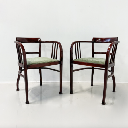Pair of Armchairs by Otto Wagner For Thonet, Austria, 1910s