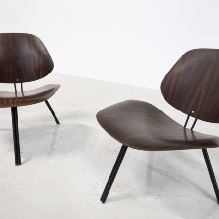 Mid-Century Modern P31 Chairs by Osvaldo Borsani, Tecno, 1950s