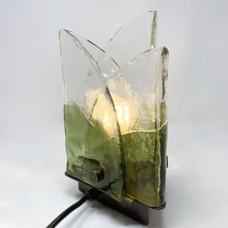 Mid-Century Murano Glass Table Lamp by Carlo Nason, Italy, 1960s