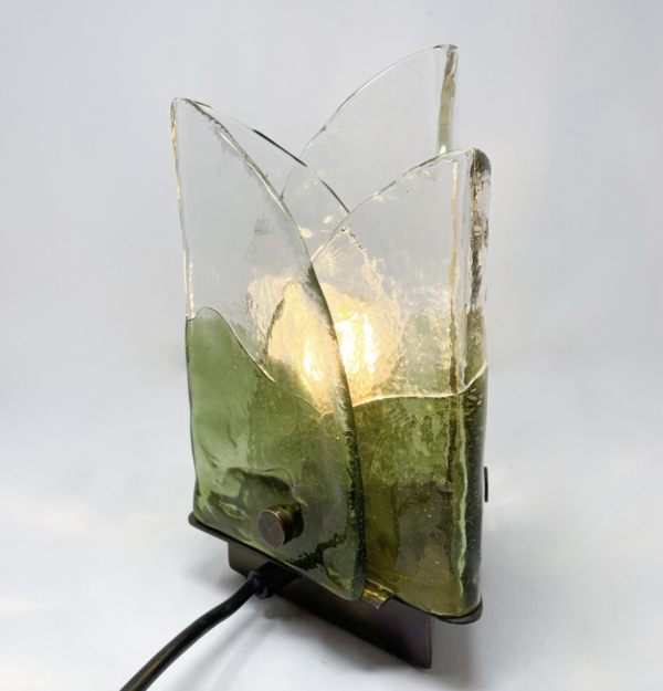 Mid-Century Murano Glass Table Lamp by Carlo Nason, Italy, 1960s