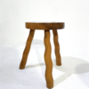 Mid-Century Modern Pair of Wooden Stools - Image 4