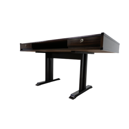 Mid-Century Modern Wooden Desk with Drawers, Italy, 1960s