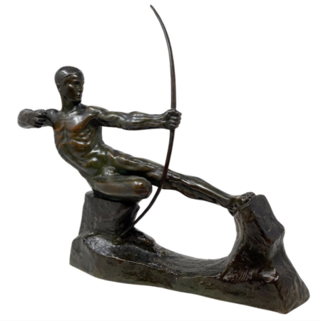 Archer Sculpture by Victor Demanet (1895-1964), Belgium , 1930s