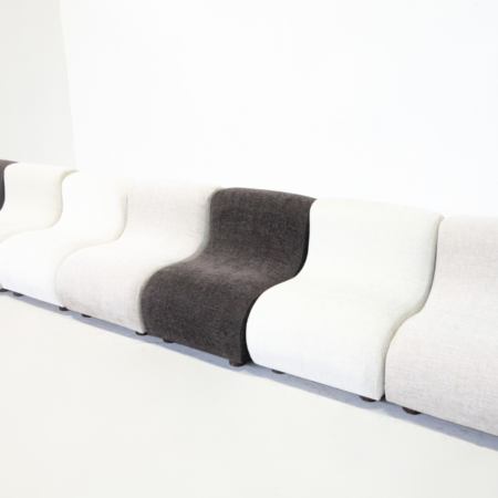 Mid-Century Modern Italian Sofa,1960s - Sold Individually - New Upholstery