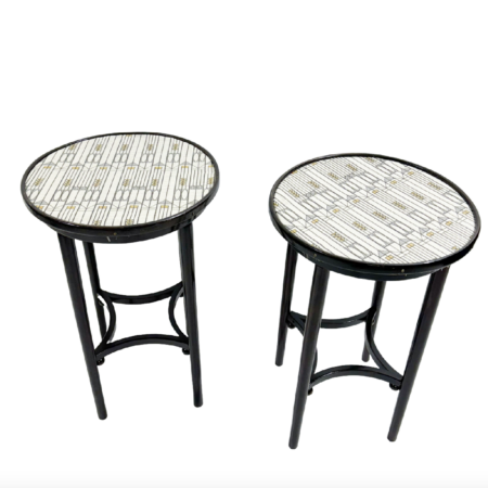 Pair of Gueridons Thonet in the style of Josef Hoffmann