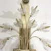 Pair of Silver Wrought Iron And Glass Wall Lights by Banci, Italy, 1940s - Image 3