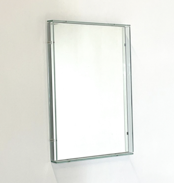 Mid-Century Rectangular Mirror Model 2014 by Max Ingrand for Fontana Arte, 1960